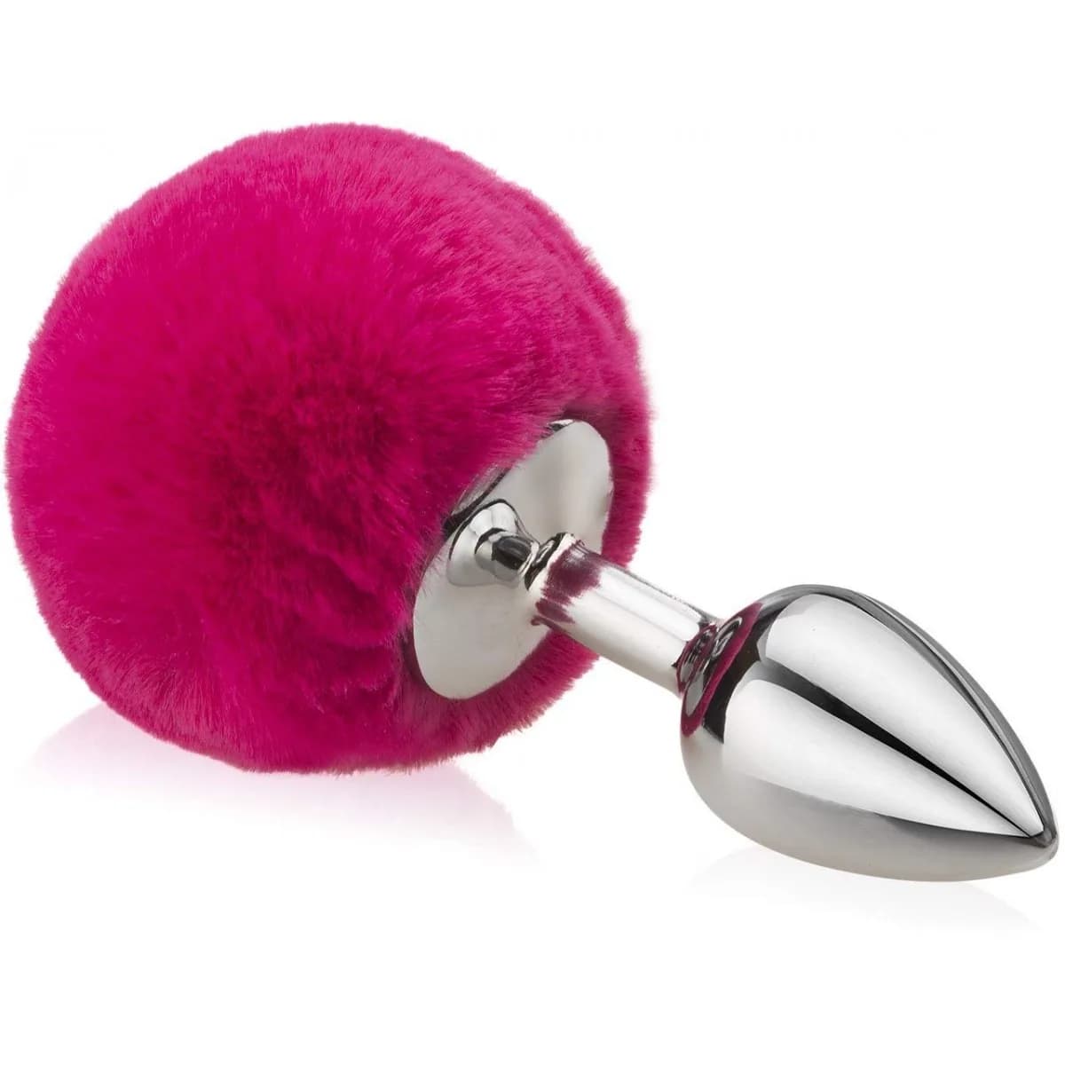 Fuşya Ponpon Anal Plug