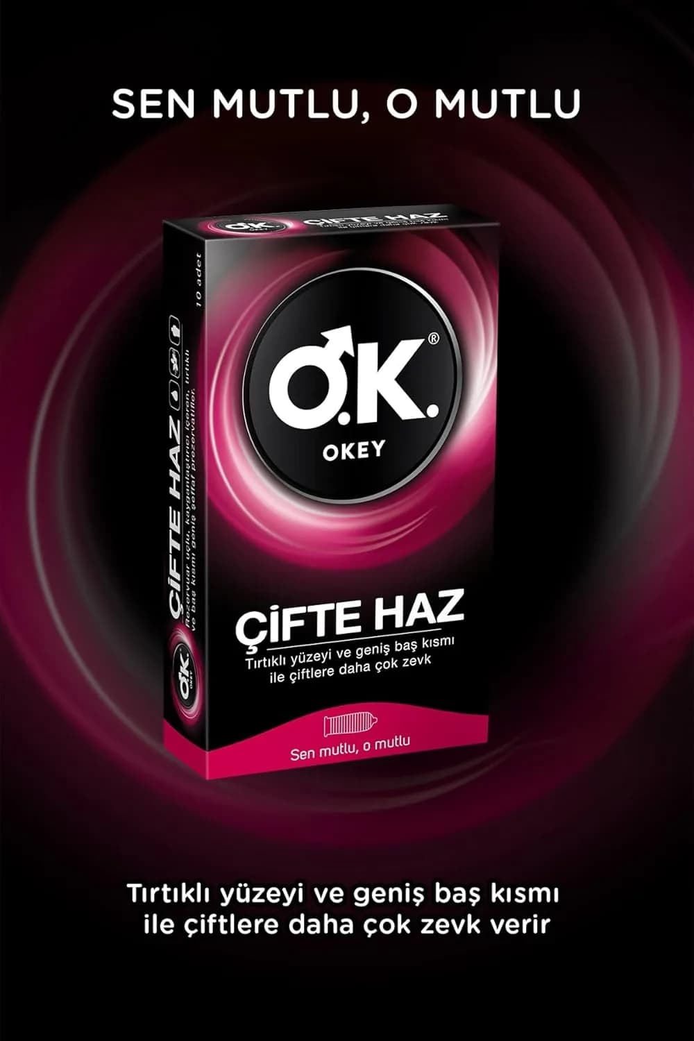 Okey Çifte Haz Prezervatif